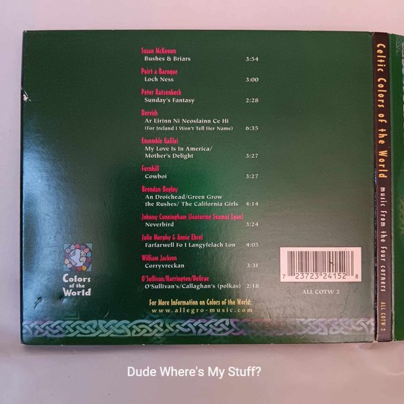 Various Artists: CELTIC Colors of the World - Music from the 4 Corners - 1998 CD - Picture 7 of 7